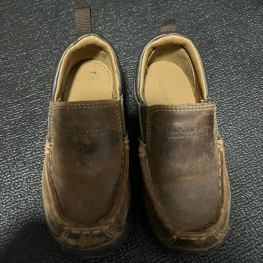 Kids timberland slip on shoes